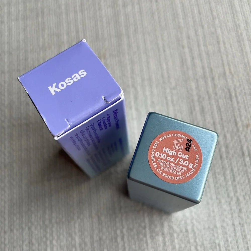 Kosas weightless Lip Color nourishing satin lipstick- high cut